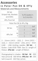 Knitting Pattern - Peter Pan 1247 - DK & 4Ply - Accessories